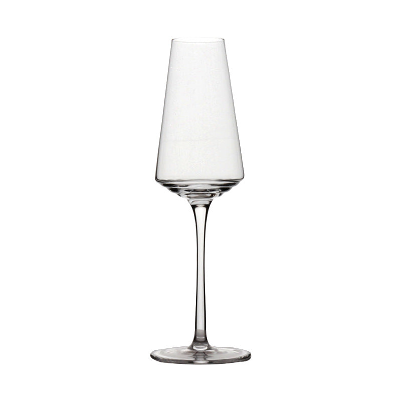 Handmade Crystal Champagne Flute & Stemmed Wine Glass 2-Piece Gift Box Set – Elegant Glassware for Sparkling Wine, Champagne & Fine Wines